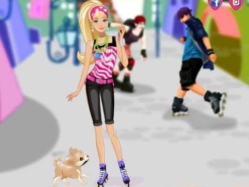 barbie-on-roller-skates