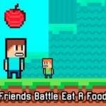 Friends Battle Eat A Food