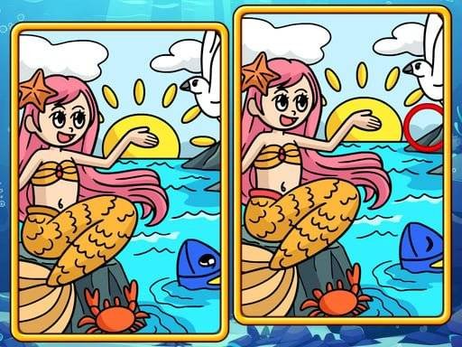 mermaids-spot-the-differences