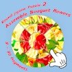 Round jigsaw Puzzle 2 – Assemble Bouquet flowers