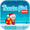 santa-girl-running